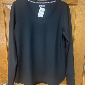 Duluth trading black Noga long sleeve shirt size small